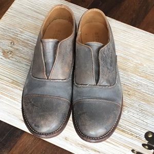 Bed Stu Loafer slip on. Light grey.